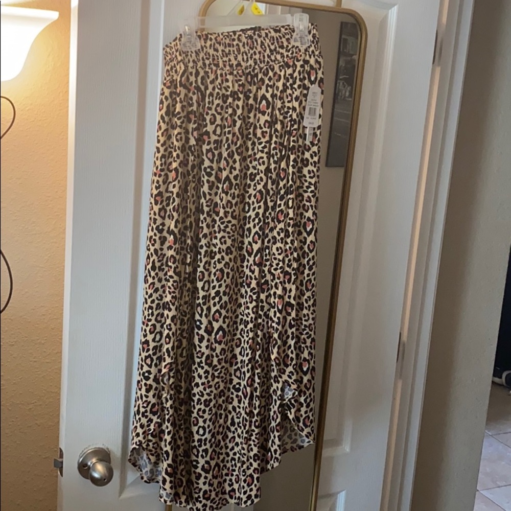 Cheetah maxi skirt